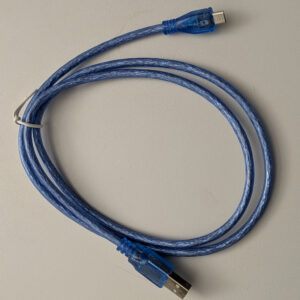 Blue 1 m USB-A to Micro-USB data cable