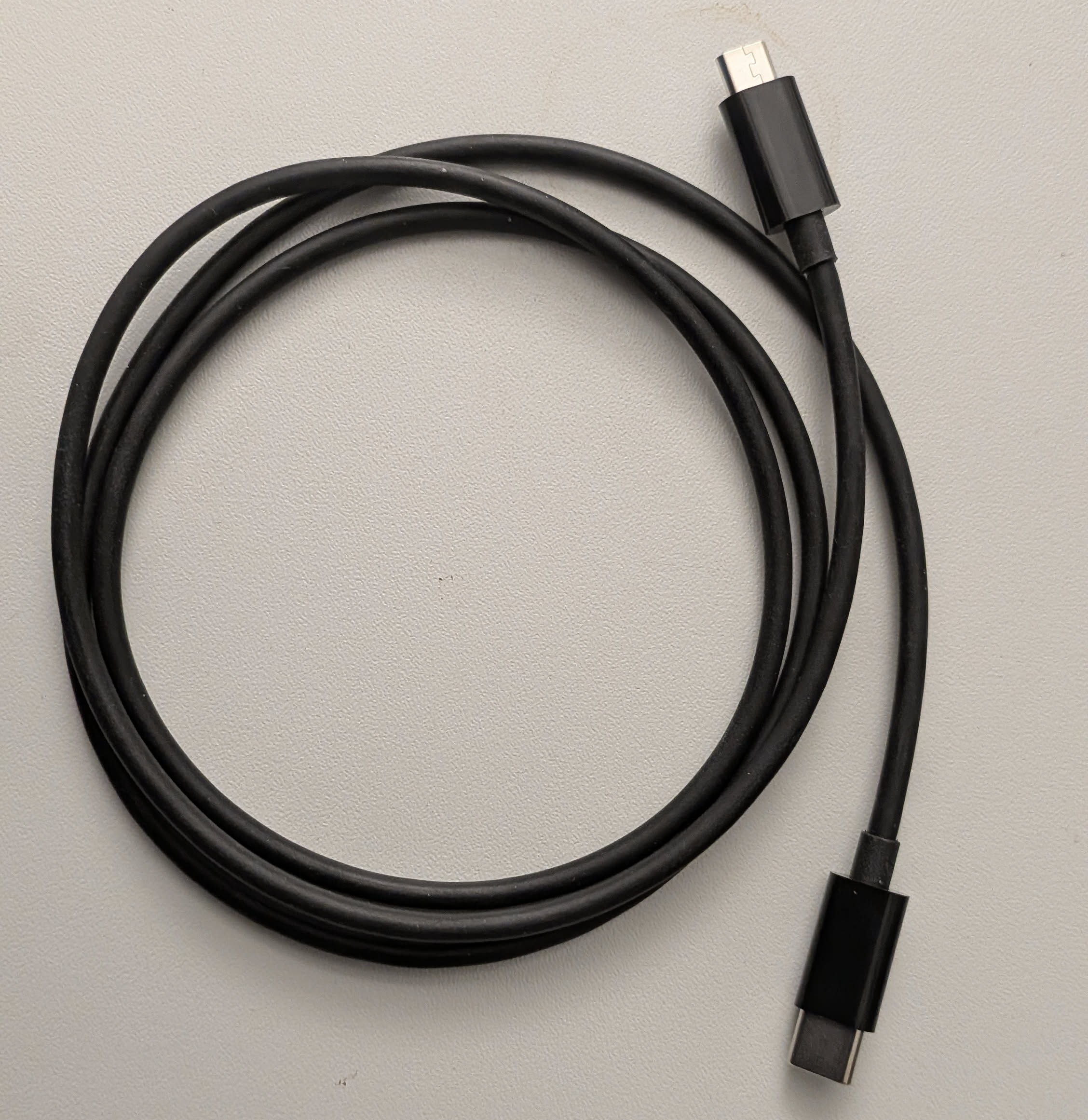 Black 1 m USB-C to Micro-USB data cable